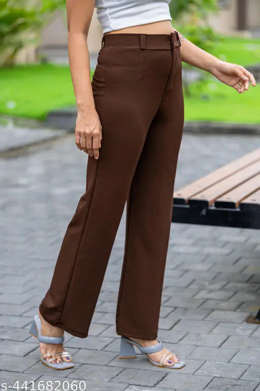 Women's&Girl's Palazzo & Straight-Fit Pants: Stylish Trousers for Every Occasion