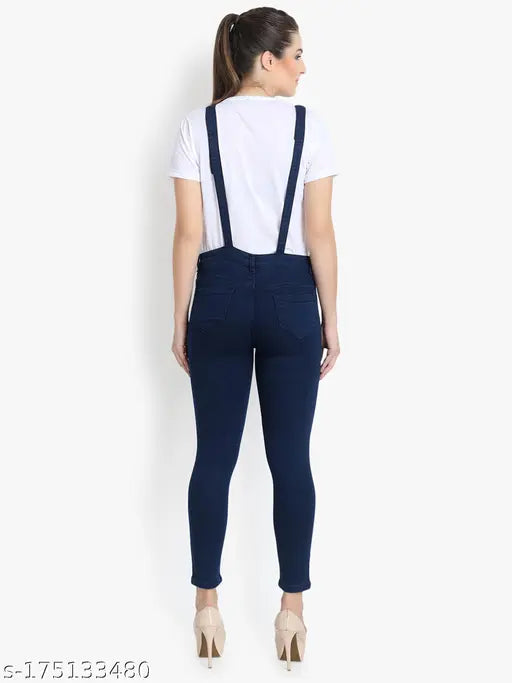 Perfect Outlet Fabulous Denim Dungaree For Womens