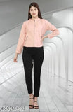 Nairobi Long Sleeves Winter Wear Jacket For Women, Regular Fit Solid Zipper Jacket For Women