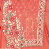 Girl's Embroidered Kurta with Trousers set