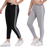 Ankle Type Two Line Jeggings Combo