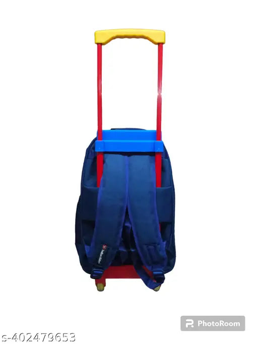 Indian Riders(18inch)( SUPER MAN School Kids Trolley Bag Waterproof Trolley (18inch)( 35 L ) Waterproof Trolley (Multicolor, 35 L)