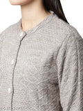 PERFECT LINE Women Beige Sweater