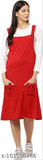 Cotton Lycra Dungaree Skirt with Top for Women Jumpsuits