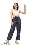 Real Basics Women's Cotton All Over Printed Pyjama(Pack of 2)