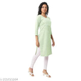 Woolen Kurti for women, Karanchi fleece kurta for winter, Green