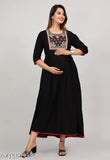 Beautiful Sexy Embroidery Maternity Feeding Kurti