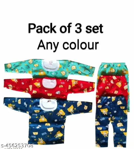 Winterwear set for girls & boys both ( pack of 3 set )