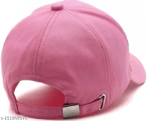 NF- 2 PLAIN AJUSTABLE COTTON BASEBALL CAP FOR GIRLS AND BOYS