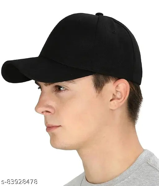 Stylish Unisex Baseball Black Cap