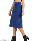 Denim Trendy Fancy Feminie Unique Women Western Skirts For Women