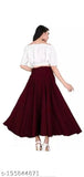 Women's Maroon Skirt