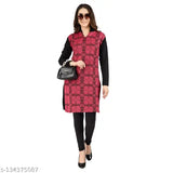 CHRISTY'S COLLECTION WOMEN'S FULL SLEEVE PRINTED WOOLEN KURTI PACK OF 1