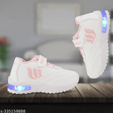 Kids Led Shoes, Casual Led Velcro Shoes, Light weight Shoes, Outdoor Sports Shoes for Little Tiny Kid T101Pink_@/--