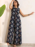 FCV Rayon Printed Jumpsuits for Women