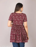 Printed Short Gown kurta for women