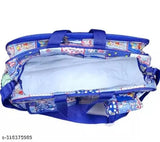 Daiper bag Blue Colour One Size, New Born Baby Multipurpose Mother Bag With Holder Diapper Changing Multi Compartment For Baby Care And Maternity Handbag Messenger Bag Diaper Nappy Shoulder Bag Diaper Bag For Baby Multipurpose Mother Bag Cotton Fabric