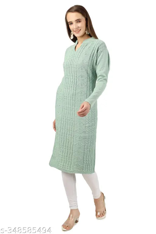 MEAVYIL Women's Pack Of 2 Wool Kurta