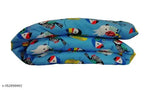 Taj Overseas Handmade blue parrot printed baby quilt