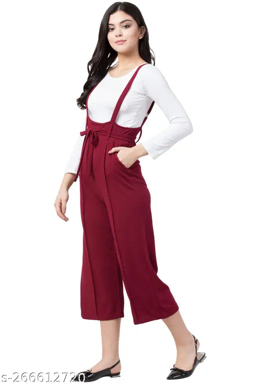 Women Brown Dungaree ESSENCE STYLISH WOMEN