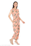 Pearl N Vera Beautiful Peach coloured Jumpsuit for Women and Girls