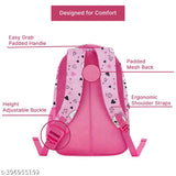 Frantic Polyester 26 L School Backpack With Pencil School Bag Class 1 to 8 Daypack (RR_Pink_Cat_Dog_2024_A)