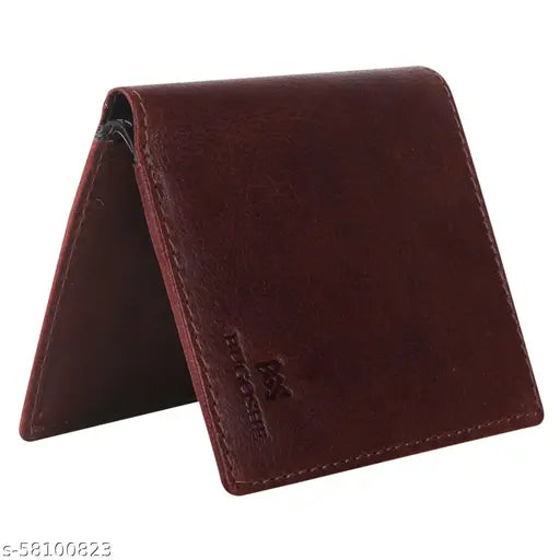 BUGOSHE Hand Made Crunch Leather Slim and Elegant Design Men's Wallet with Small Pull Trap and RFID Blocking