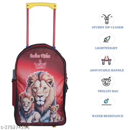 Indian Riders KING Family School Kids Trolley Bag Waterproof Trolley ( 30 L ) (18 inch) Waterproof Trolley (Multicolor, 40 L)