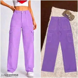 W1 Lavender Four pocket cargo pant