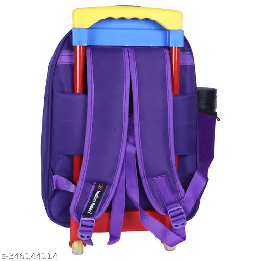 Indian Riders BARBEE GORGEOUS girl School Kids Trolly Bag - (16 Inches)- Queen ( 30 L) Waterproof Trolley (PURPLE COLOUR, 30 L)