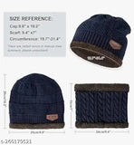 Wool beanie cap for men