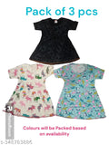 Gowns for kids with hand pack of 3