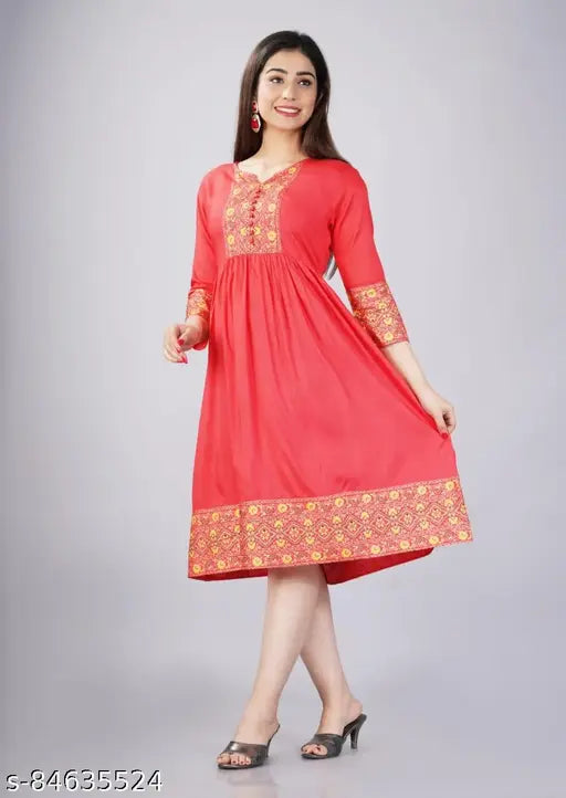 Anarkali Embroidery Gown Kurti