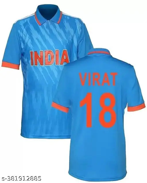 India Cricket Team Jersey, Team India ODI Cricket Jersey, India Cricket Fans Jersey, For Virat Kohli, Virat Kohli Fans Jersey, India Cricket Team Jersey 2023/24