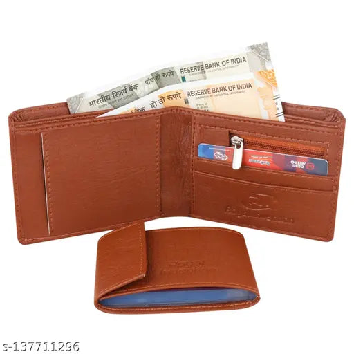 Men Casual, Evening/Party, Formal, Travel, Trendy Artificial Leather Wallet