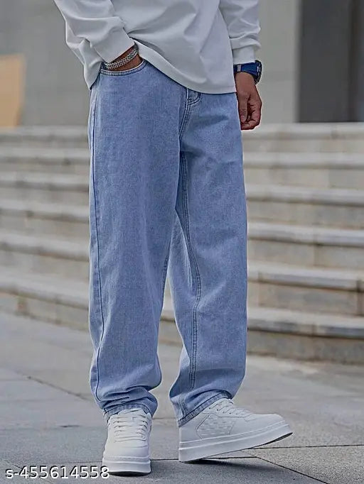 Loose Fit Baggy Light Blue