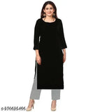 black velvet kurti , stylish velvet kurti , trendy women velvet kurti