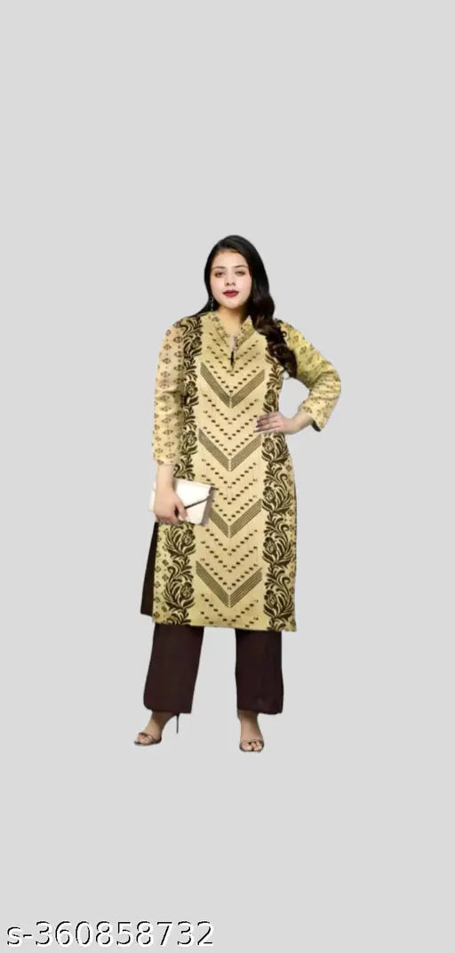 Only kurti.........Gillkart pr sabse kam price mein Printed Woolen A-Line Kurti For Women's in Low Price