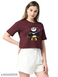 Shreeji Empex® Kung-Fu Panda Crop Top For Girls crop top/ top/ tops/ top for girls/ girls crop top/ crop to for women/ women crop top/ girls crop top/ crop top for girls