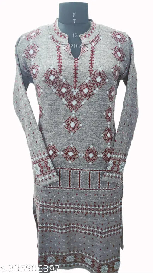 woolen kurtis for women