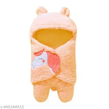 OYO BABY Unicorn Hooded Baby Blanket -Pack of 1 ( Peach) | All Season Best for Mild Winter| 0-6 Months | Sleeping Bag for Baby, Blanket For Babies