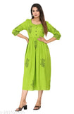 Women's Rayon Hand Block Print Kurta - Lightweight, Breathable, Daily Wear & Home Washable