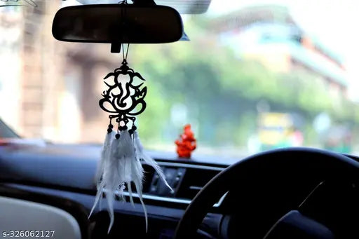 Lord ganesh Catcher & Sling Shots Acrylic Dream Catcher for Positive Vibes, Car Hanging,Wall Décor Car Hanging Ornament