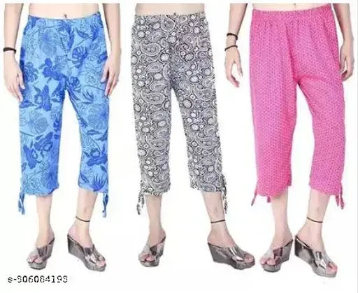 Alphine Combo For Women Capris - 3Ps