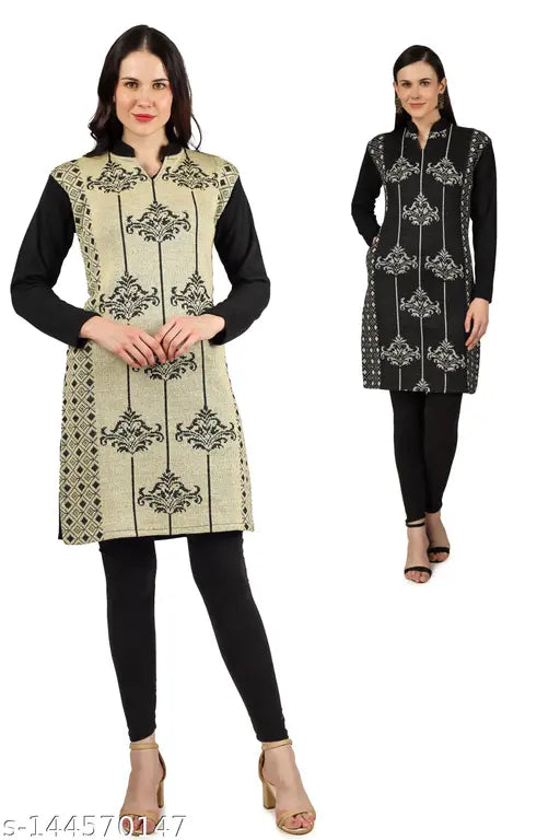 DIMSY COLLECTION woolen kurti for women's coming winter season