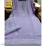 FIROJI CHIKANKARI WORK KURTI (GIFT FOR RAKSHABANDHAN )