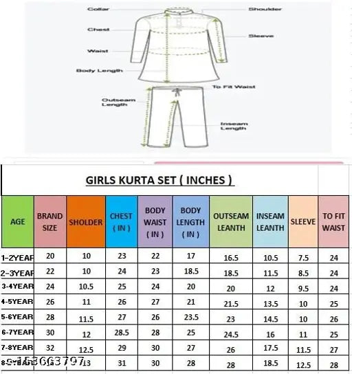 kurta set for girl