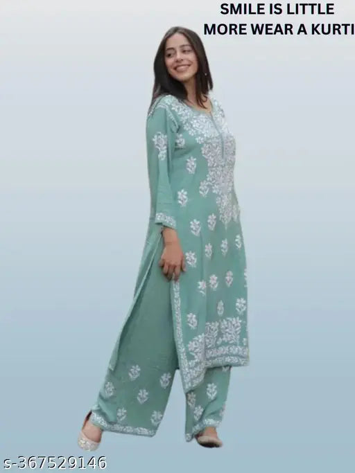 CHIKANKARI SUIT SET