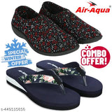 Airaqua Daily Wear Shoes / Women's Slip-on Running Shoe / Winter Bellies/ Walking, Gym, Training, Casual Shoes