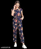 4Plus Blue Jumpsuit Comfortable For Women & Girls